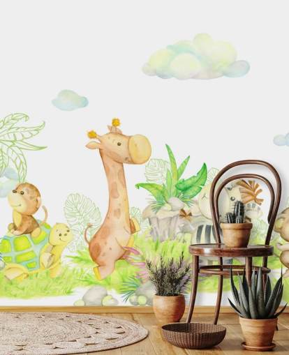 fondo de pantalla de pintura ligera de animales