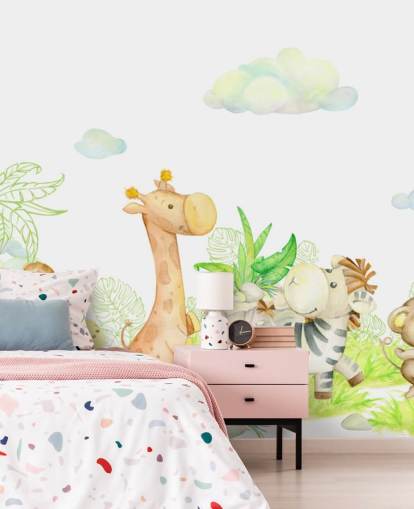 light painting of animals wallpaper