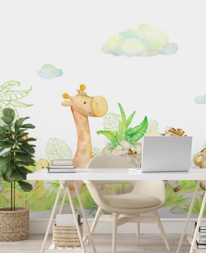 light painting of animals wallpaper