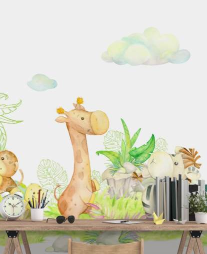 fondo de pantalla de pintura ligera de animales