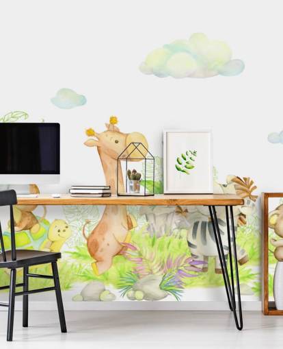 fondo de pantalla de pintura ligera de animales