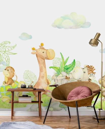 fondo de pantalla de pintura ligera de animales