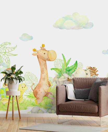 light painting of animals wallpaper