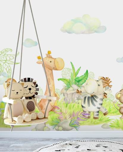 light painting of animals wallpaper