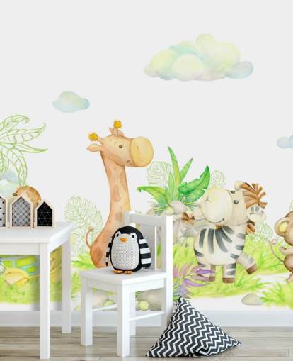 leichte Bemalung von Tieren Tapete