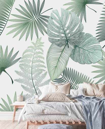 green leaves wallpaper