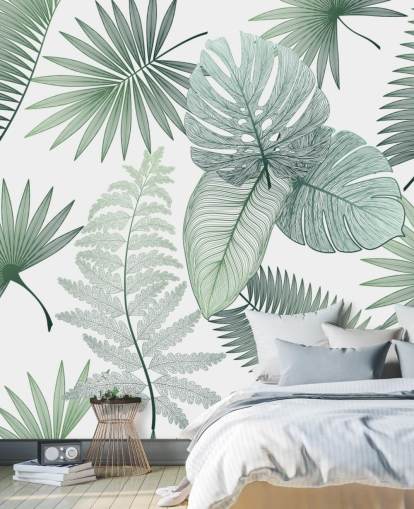 green leaves wallpaper