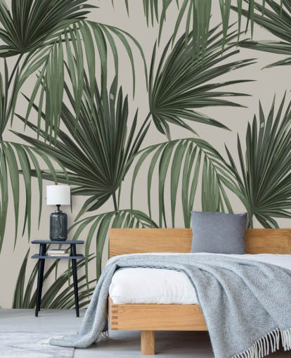 vintage palms wallpaper