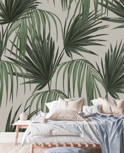 vintage palms wallpaper