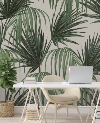 vintage palms wallpaper
