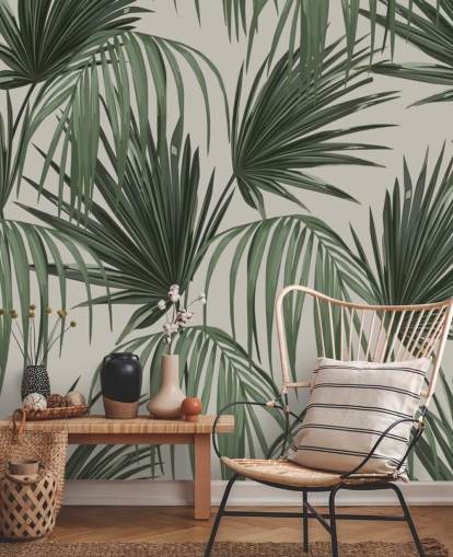 vintage palms wallpaper