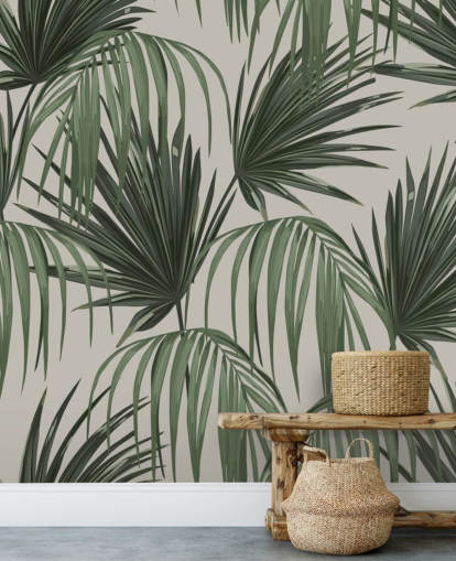 vintage palms wallpaper
