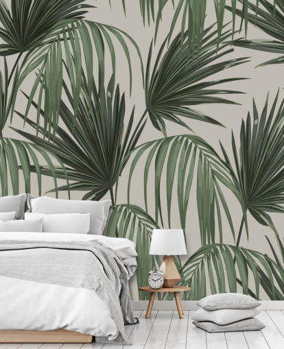 papel de parede vintage palms