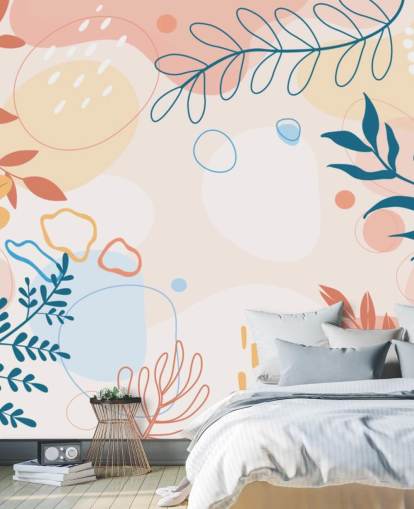 colourful shapes wallpaper