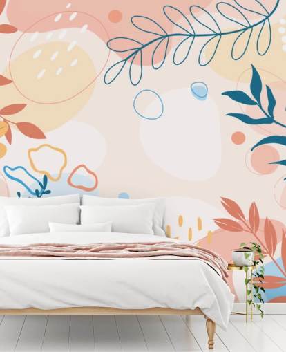 colourful shapes wallpaper