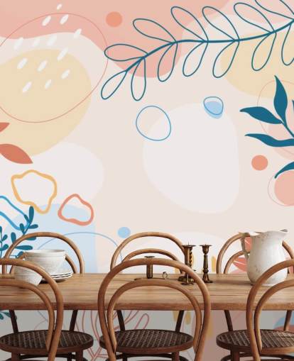 colourful shapes wallpaper