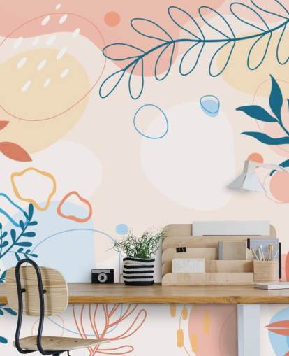 colourful shapes wallpaper