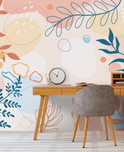 colourful shapes wallpaper