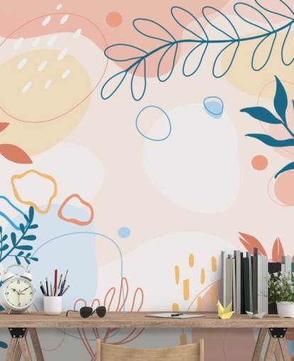 colourful shapes wallpaper