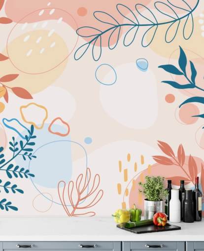 colourful shapes wallpaper