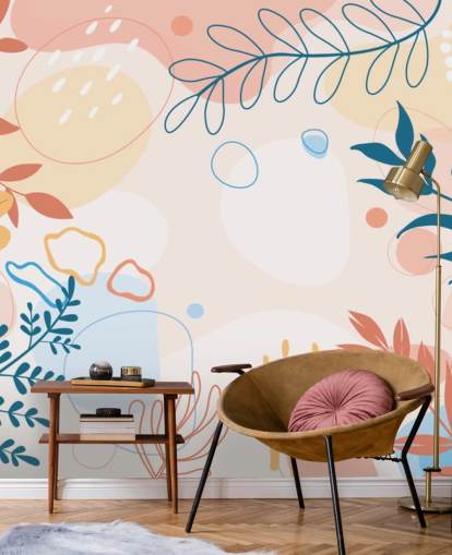 colourful shapes wallpaper