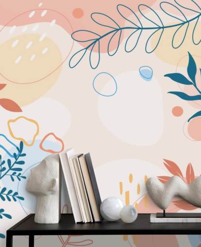 colourful shapes wallpaper