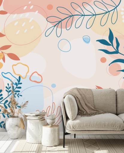 colourful shapes wallpaper