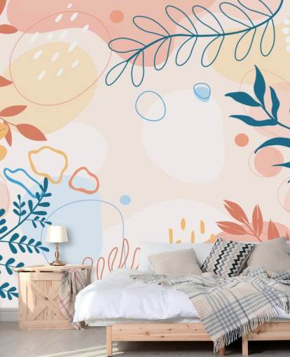 colourful shapes wallpaper