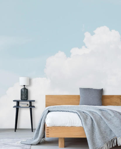 cloudy blue sky wallpaper