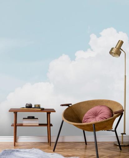 papel de parede céu azul nublado papel de parede céu azul nublado