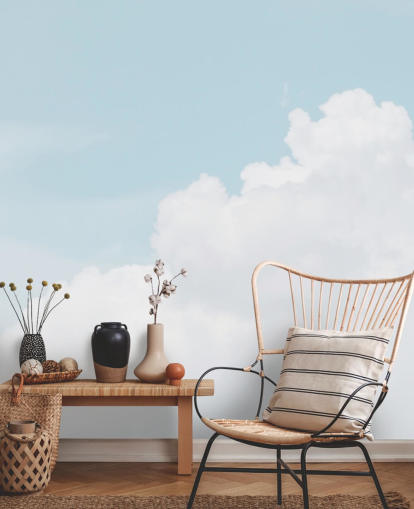 cloudy blue sky wallpaper