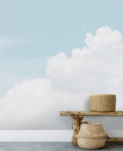 cloudy blue sky wallpaper