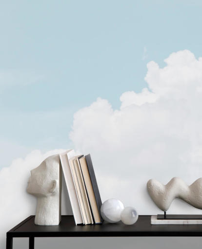 cloudy blue sky wallpaper