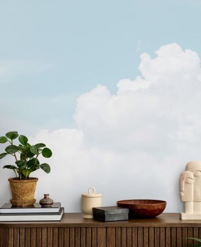 cloudy blue sky wallpaper