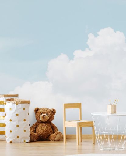 molnigt blå himmel tapeter