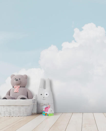 cloudy blue sky wallpaper