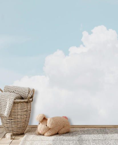 cloudy blue sky wallpaper