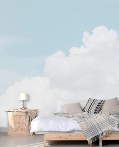 fondo de pantalla de cielo azul nublado