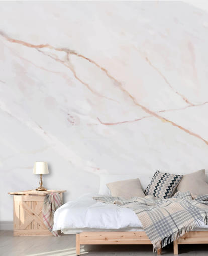 papier peint en marbre blanc cassé et marron clair