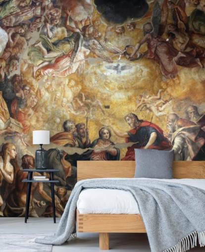 antiek fresco behang