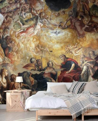 papel pintado fresco antiguo