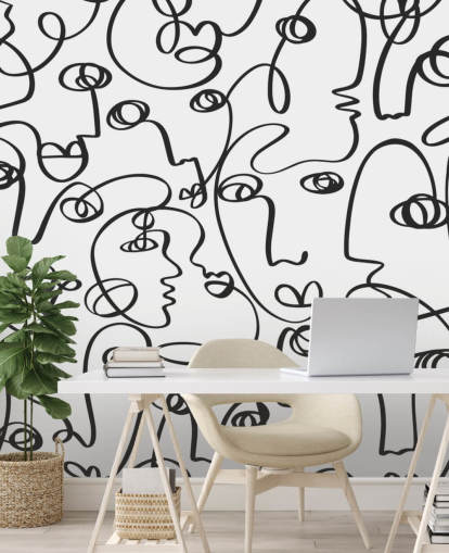 fondo de pantalla de arte de línea