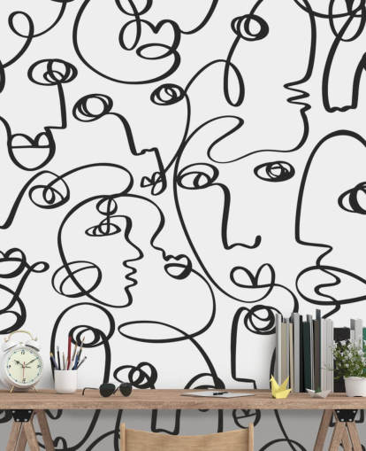 fondo de pantalla de arte de línea fondo de pantalla de arte de línea