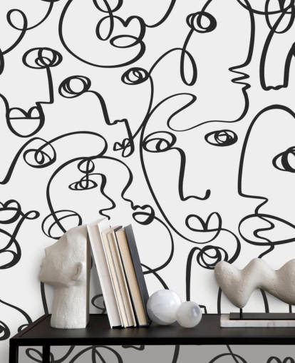 face line art wallpaper face line art wallpaper