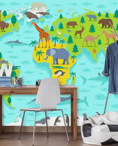 colourful animal map wallpaper colourful animal map wallpaper