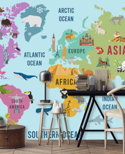 cute animal cartoon map wallpaper cute animal cartoon map wallpaper