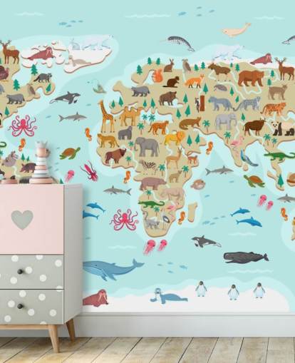 papel pintado de dibujos animados