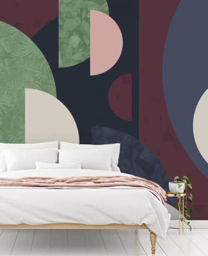 mörka former tapeter