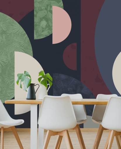 carta da parati forme scure