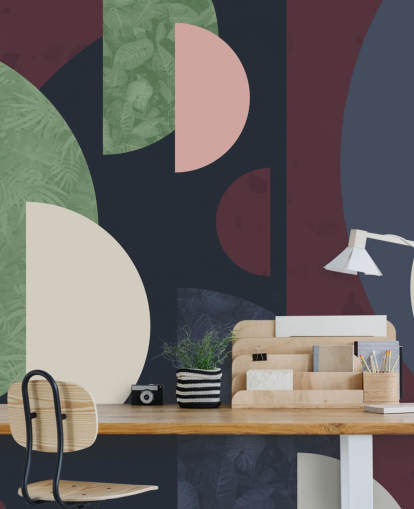 dunkle Formen Tapete